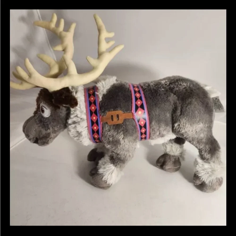Disney Store Sven Raindeer Plush Stuffed Toe With Posable Legs Frozen